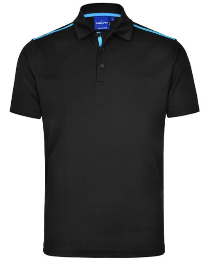 Picture of Winning Spirit, Mens Rapid Cool S/S Contrast Polo